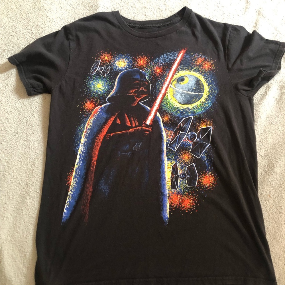 Star Wars Black and Red Short Sleeve Tee